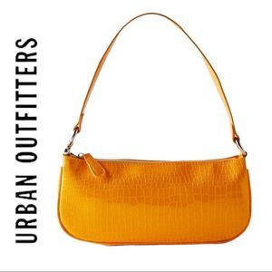 NEW Urban Outfitters UO Croc Baguette Purse Bag